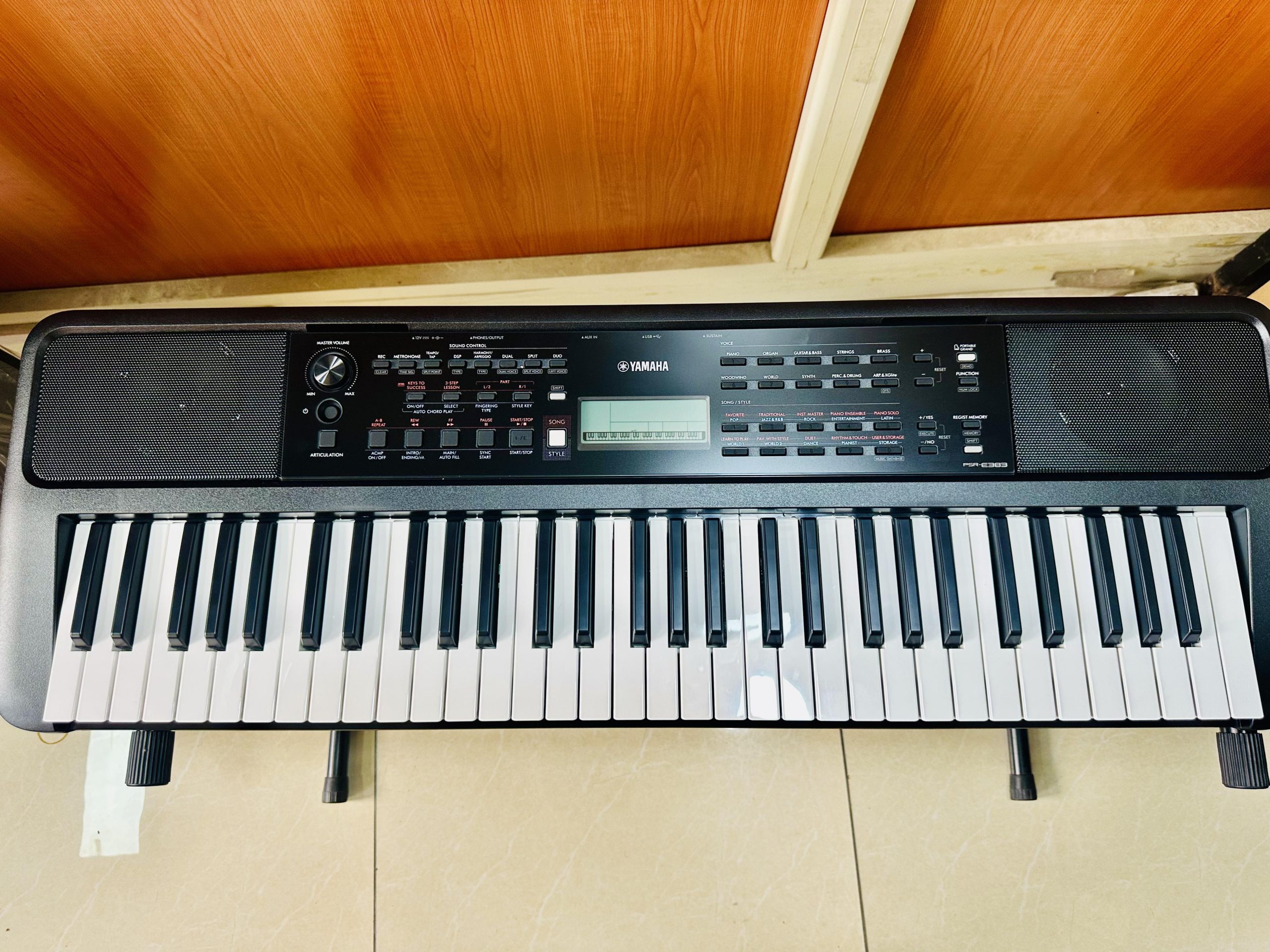 Yamaha PSR E383 Keyboard in Addis Ababa Ethiopia by Octave Music Store all in one Music Instrument Store in Addis Ababa Ethiopia