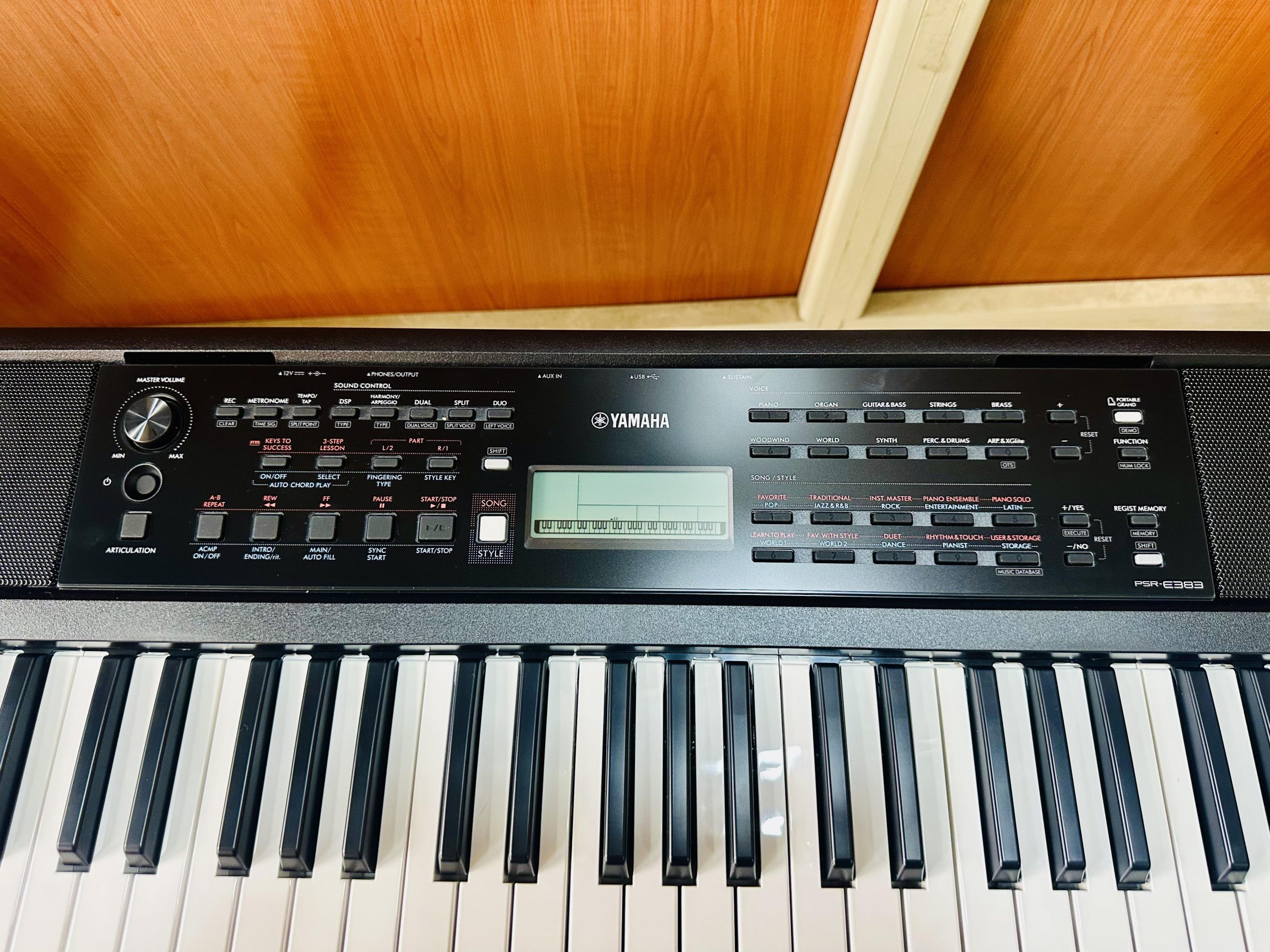 Yamaha PSR E383 Keyboard in Addis Ababa Ethiopia by Octave Music Store all in one Music Instrument Store in Addis Ababa Ethiopia